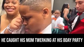Little Boy Cries After Seeing Mom Twerking At His Party! Tiktoker Lil James