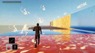 UE4 Work In Progress #10 Adding Surface System Footstep and Ballistics FX