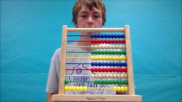 How to use a 100 bead abacus-Single Digit Example 3
