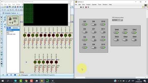 Proteus - Labview - Arduino | Comunicación Virtual