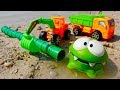 Мультфильмы. Ам Ням (Om Nom). Песочница, серии подряд