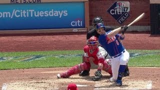 PHI@NYM: Wright's RBI single gives Mets an early lead