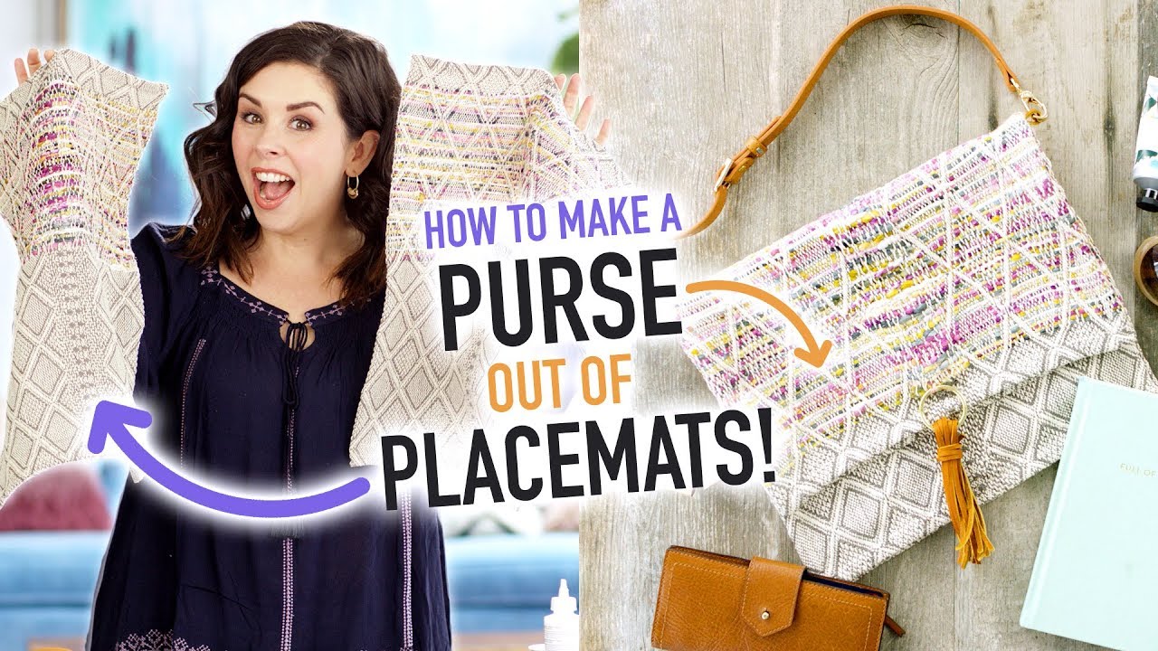 How To Make A Clutch Purse Out Of A Placemat – Beginner Sewing Projects
