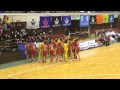 第50回インカレハンドボール　大体大女子試合前円陣