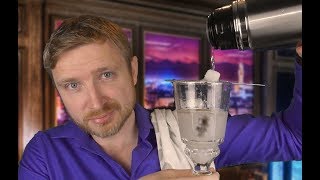 ASMR  Bartender Roleplay (Water, Glass, Tapping sounds)