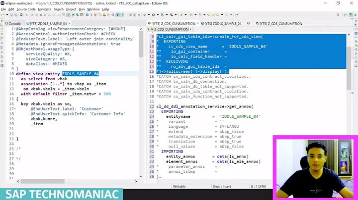 Element Annotation CDS Part 14 ABAP on HANA Course