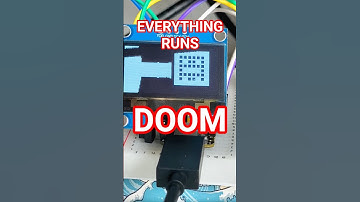Can it run DOOM? #doom #esp32 #robot #gaming #diy #electronics #arduino