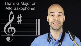 Concert Bb Major on Alto Saxophone - Say It