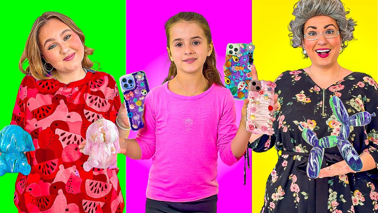 Play: Ruby and Bonnie: fluid art and candle crafts, at full energy