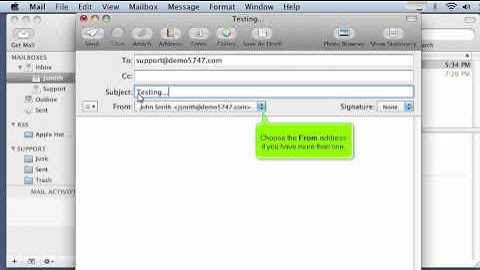 How to read and send emails in Apple Mail