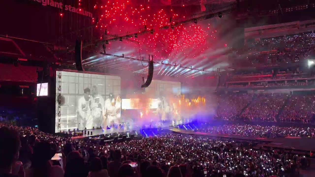 BTS Intro @ Las Vegas Allegiant Stadium 2022