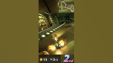 About as bad as a Red Shell hit can be #mariokartworld #shorts #mariokart