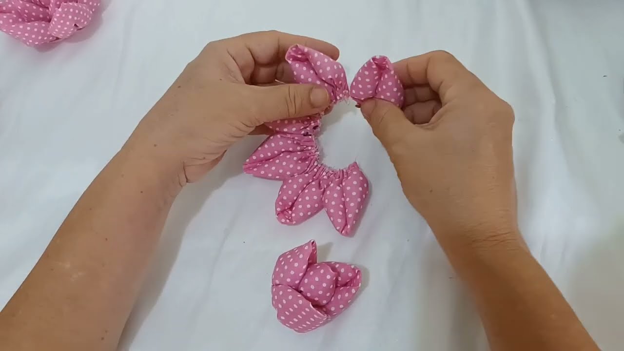 uma ideia incrível com fuxicos e enchimento