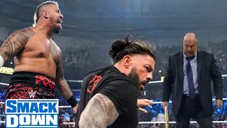 Solo Sikoa & Paul Heyman Brutal Attack Roman Reigns & Joins The Usos WWE Smackdown 2023 Highlights