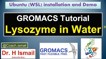Lysozyme in Water using GROMACS on Windows (WSL) | MD Simulation Tutorial for Beginners: Part 8