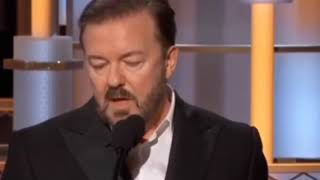 Golden Globes 2020 - Ricky Gervais' Harvey Weinstein joke (HD)