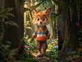 Cute Fox Finds a Hidden Pink Castle 🌸🦊 #shorts #cute 