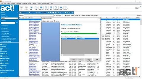 Act! Premium Training Videos - Creating a Remote Database