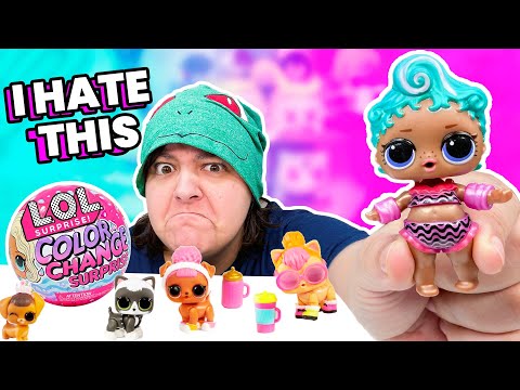 I Try LOL Surprise Dolls First Time Unboxing Review