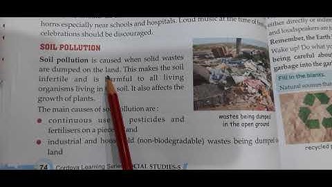 Class 5, SST, Chapter 12, Environmental Pollution, video part 3(Soil Pollution)