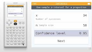 Construct a confidence interval using one sample