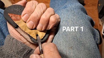 2268 - Deel 1/2 - Het inkepen van de Mookaiet #flintknapping