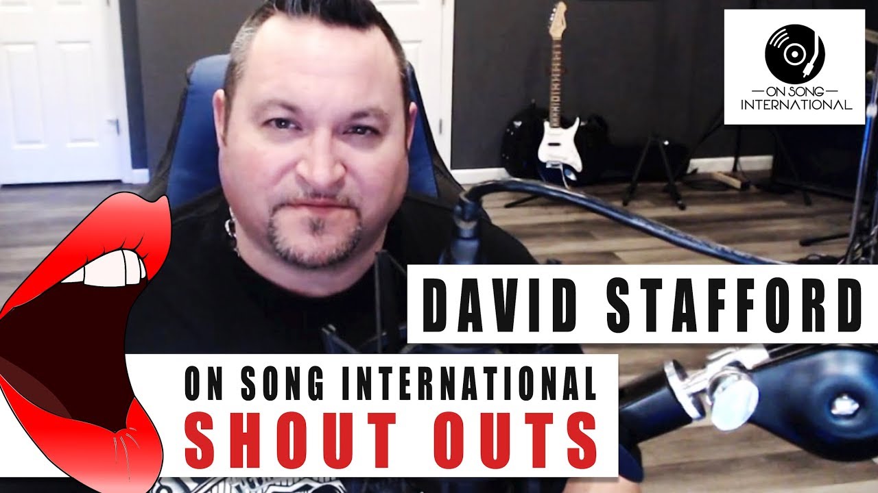 David Stafford Supports independent music & On Song International