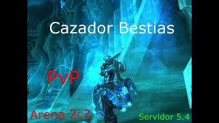 Cazador Bestias Arena 2c2 pvp 5.4.8 WoW Pandaría Mop Firestorm world of warcraft