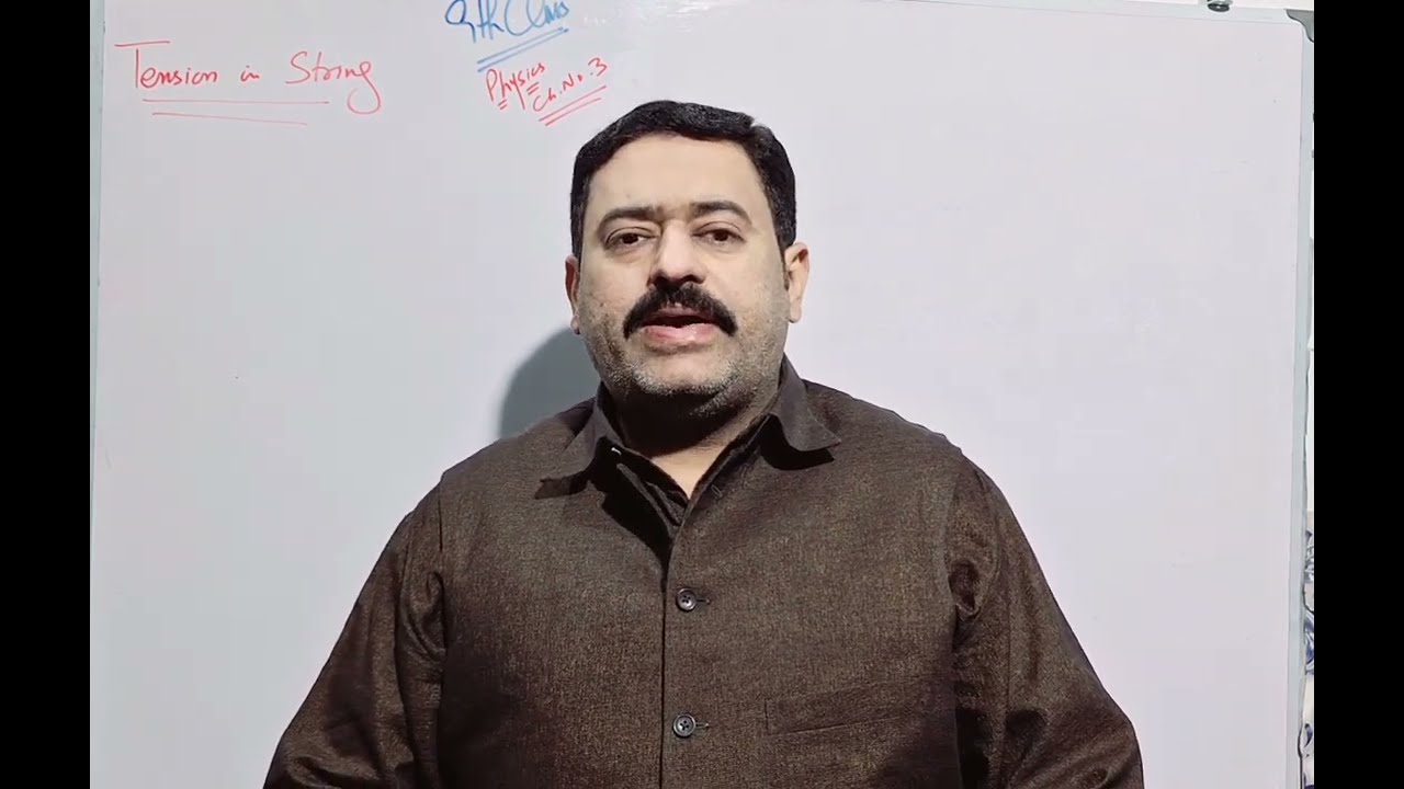 TENSION IN STRING & DERIVATIVEFORMULAS CH.3 9TH CLASS PHYSICS[DYNAMICS]