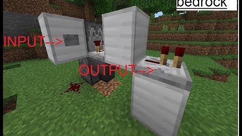 How to make a T-flip flop redstone circuit in minecraft bedrock.(still works in 1.19)