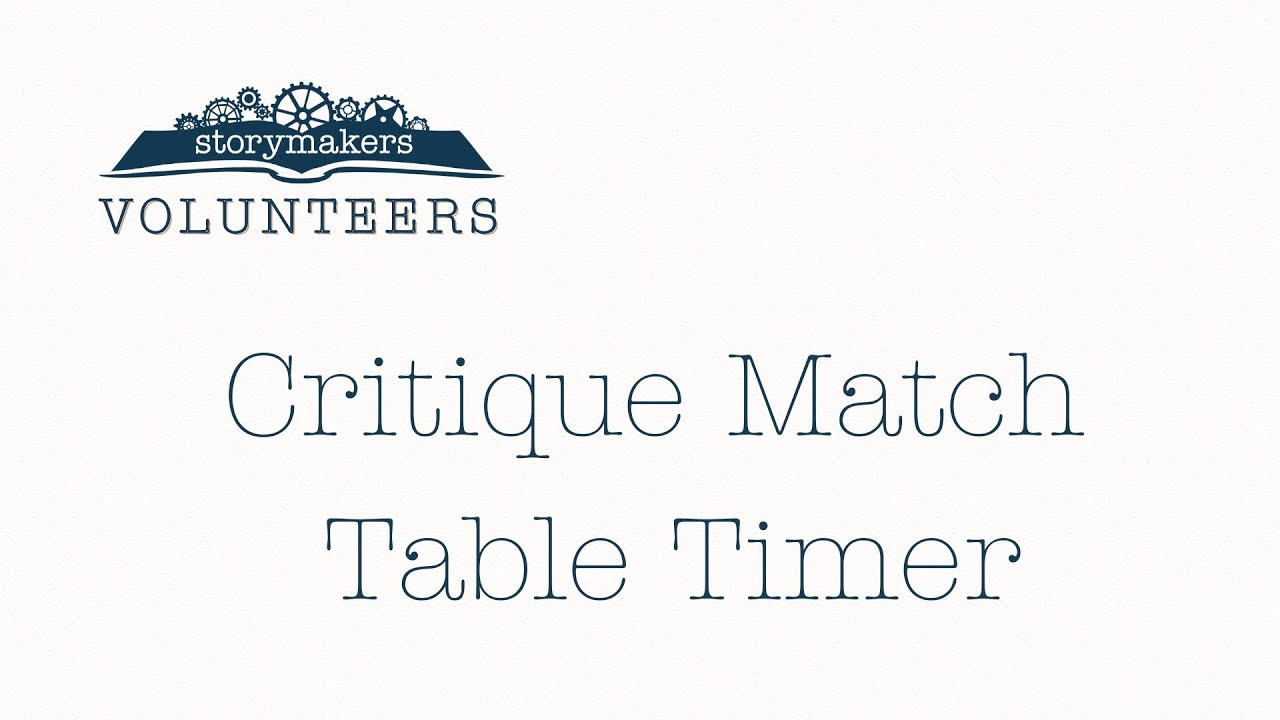 Critique Match Table Timer - YouTube