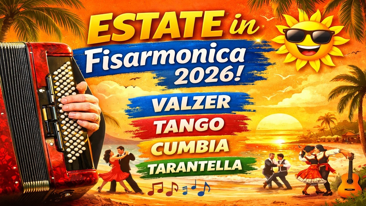 Estate in fisa | Liscio Folk estate 2024 | Ballo Fisarmonica | Valzer, Tango, Cumbia, Tarantella