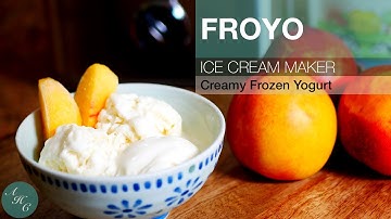 FROZEN YOGURT Recipe with Ice Cream Maker