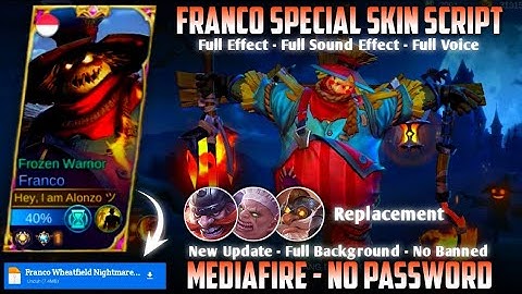 Franco Special Wheatfield Nightmare Skin Script No Password MediaFre Full Effect Necrokeep Patch