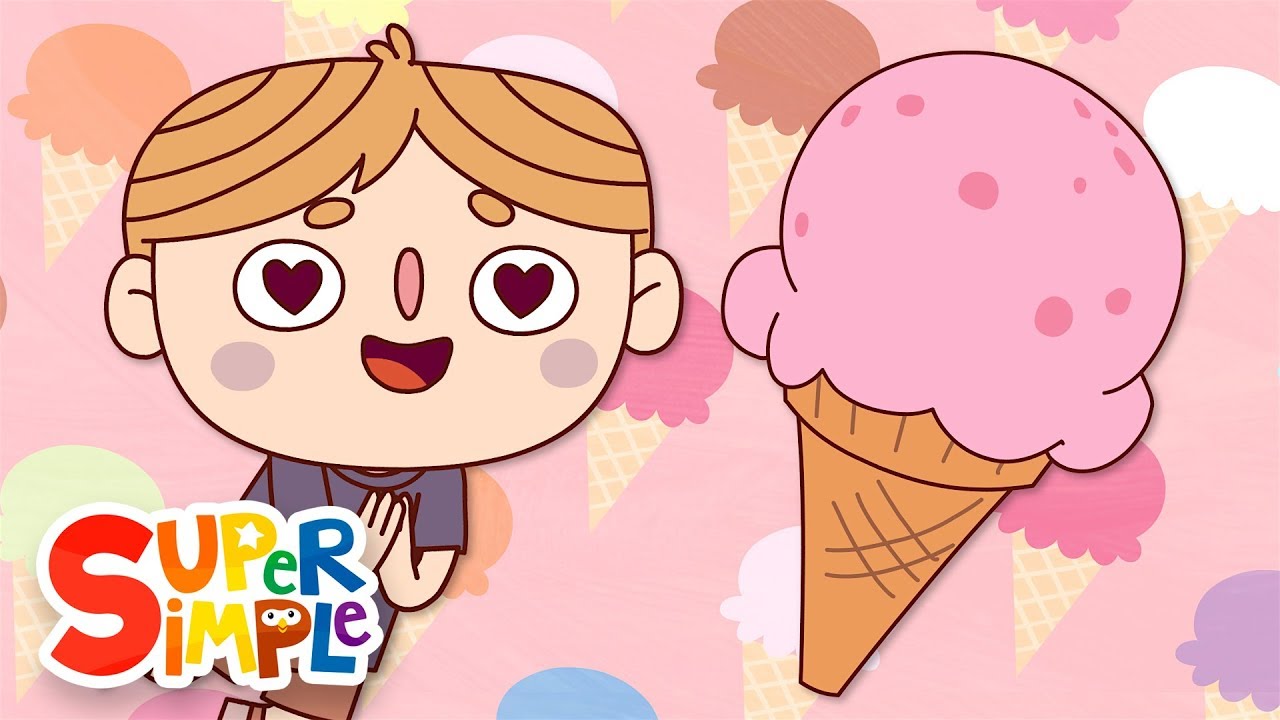 The Ice Cream Song  Kids Songs  Super Simple Songs