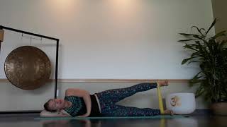 KymBreanne Side Lying Leg Lift with Mini Band