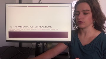 4.3 - Representation of Reactions