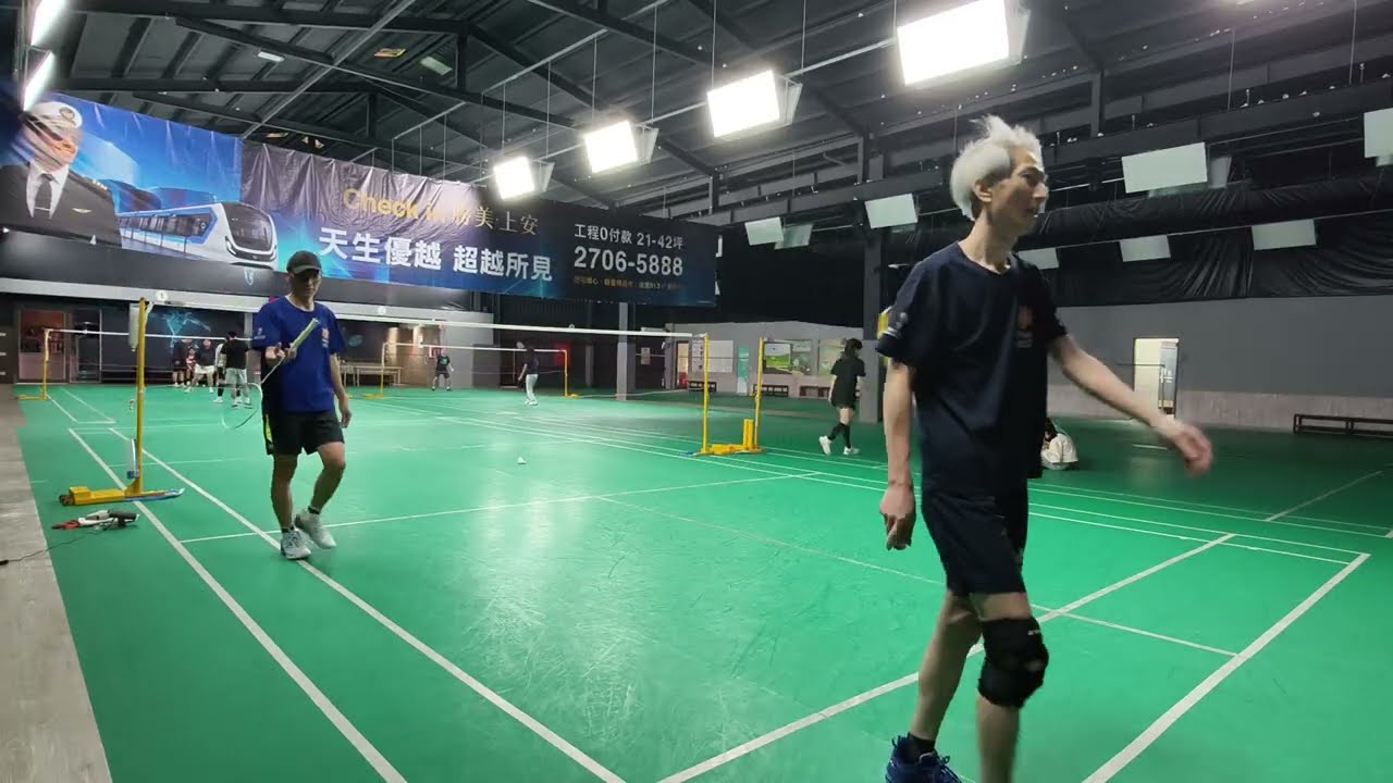 2/19 🧧Game 8 張信強哥 21 : 17 源興蕙君 #混雙 #福雅羽球會館4號場地 #badminton 