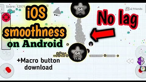 how to get iOS smoothness on agar.io mobile or how to fix lag on agar.io mobile