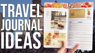 30 fun travel journal layouts 💜 Plan an organized and memorable trip