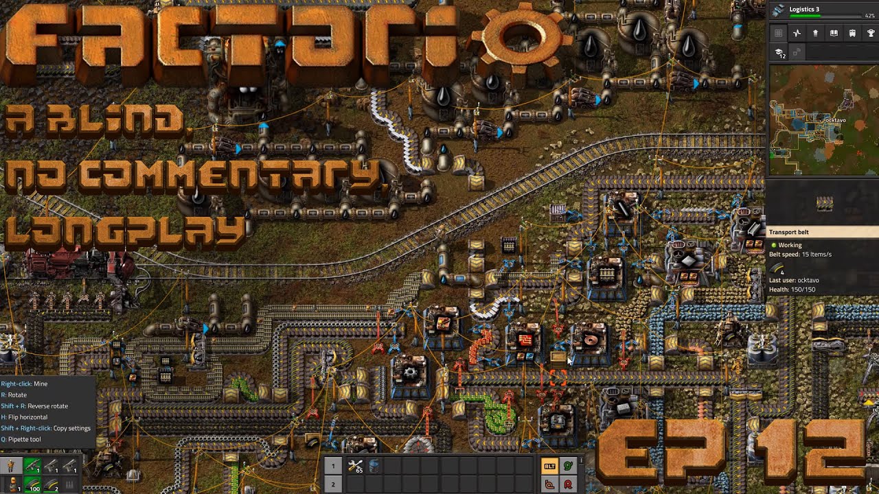 Factorio - No Commentary Blind Playthrough (EP12) - YouTube