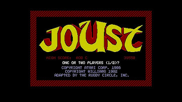 Joust, ATARI ST (1080p50)