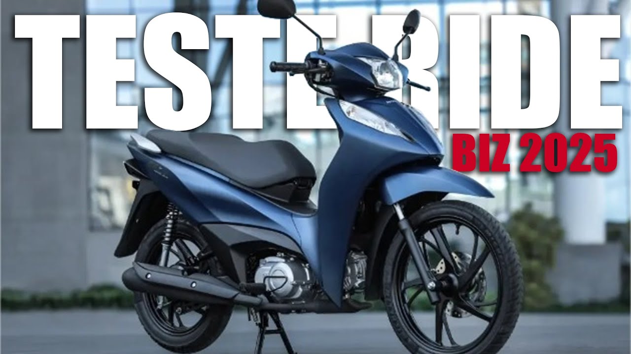 Testei a nova Honda Biz 2025 *melhor vídeo para quem quer comprar*