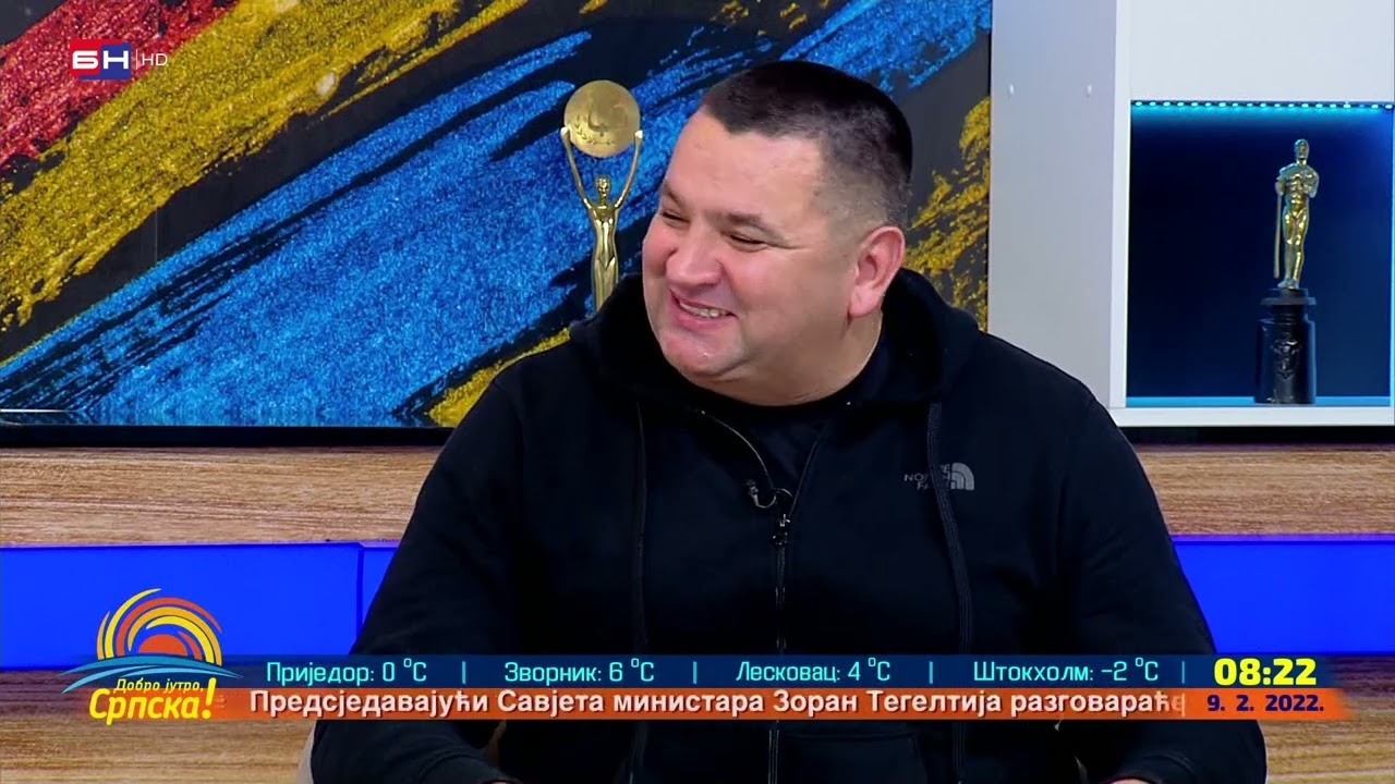 Jasmin Ramić, najbolji sportista grada Bijeljina za 2021. godinu || Dobro jutro, Srpska (BN TV 2022)