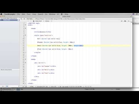 Projeto XHTML e CSS Parte 2 - Estruturando e Visualisando o HTML