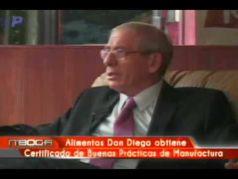 Alimentos Don Diego obtiene certificado de Buenas Prácticas de Manufactura