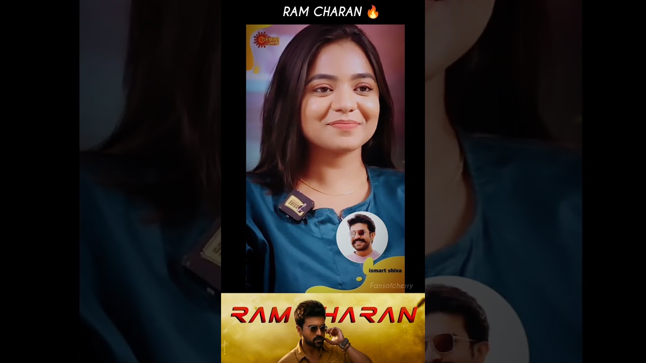 ONE VS ALL 🔥|Actress about ramcharan|