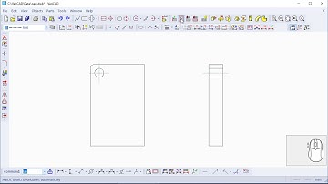 VariCAD – Creating Axes and Hatches in 2D Views Exported from 3D