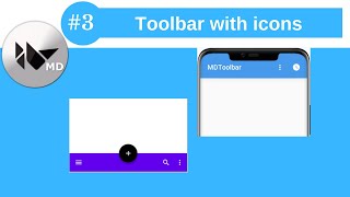 How to create Toolbar in kivymd | Kivy Tutorial 3 - Creating Toolbars | KivyMD | vipin coding