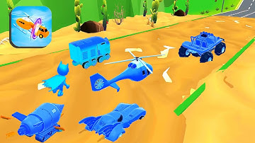 SHAPE SHIFTING 🏃‍♂️🚗🚲🚦All Levels Gameplay Walkthrough Android,ios max OMD4V